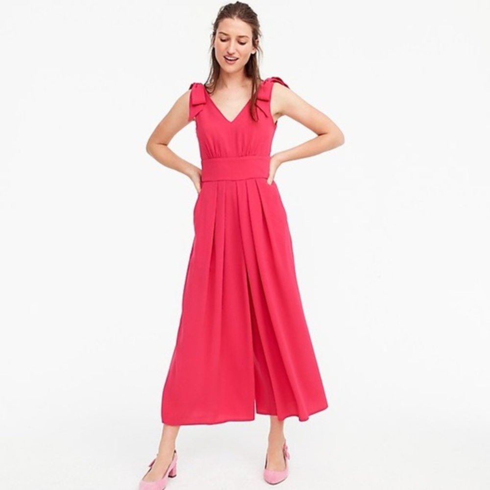 Pink J Crew Jumpsuit